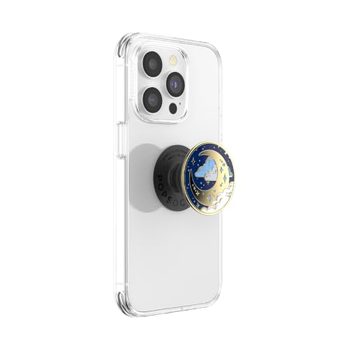 Image of PopSockets Phone Grip with Expanding Kickstand, for Phone - Enamel Fly Me To The Moon