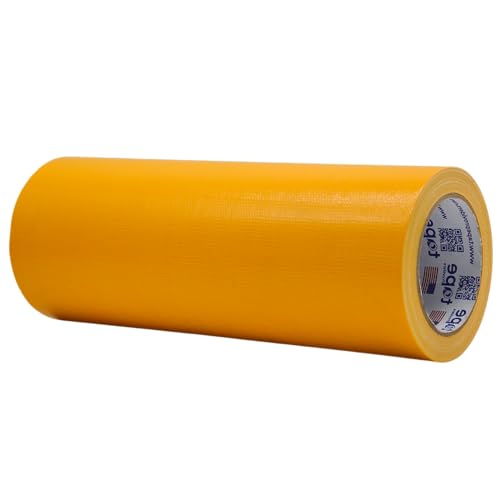 Image of MAT Duct Tape Schoolbus Yellow Industrial Grade, 12 inch x 60 ft. Waterproof, UV Resistant for Crafts, Home Improvement, Repairs, & Projects
