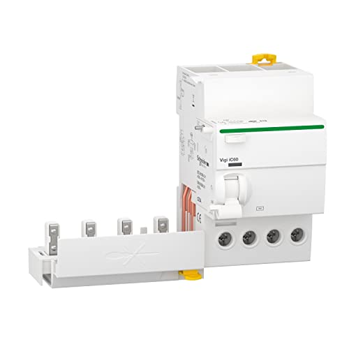 Schneider Electric - Acti9 vigi iC60 - bloc différentiel - 4P 25A 30mA type AC 400-415V - A9Q11425