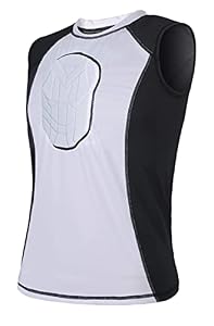 TUOY Gepolstertes Kompressions-Schutzshirt Catcher-Brustschützer