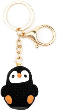 Cute Penguin Keychain Resin Keychain for Bags Penguin Car Keys Pendant Animal Bag Charm for Key Rings image 5