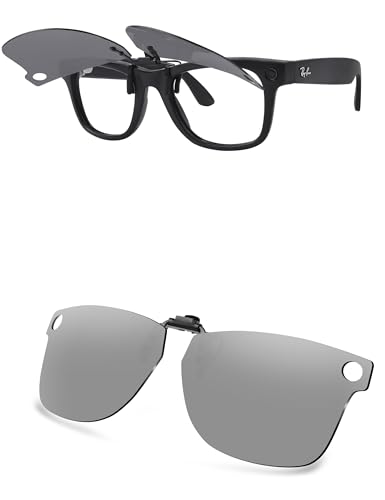 Verres polarisés à clipser Ray-Ban Meta Wayfarer protégeant des UV
