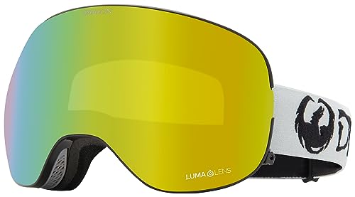 Dragon Unisex X2 Snow Sport Goggle - Classic Grey Frame | Lumalens Gold Ion Lens