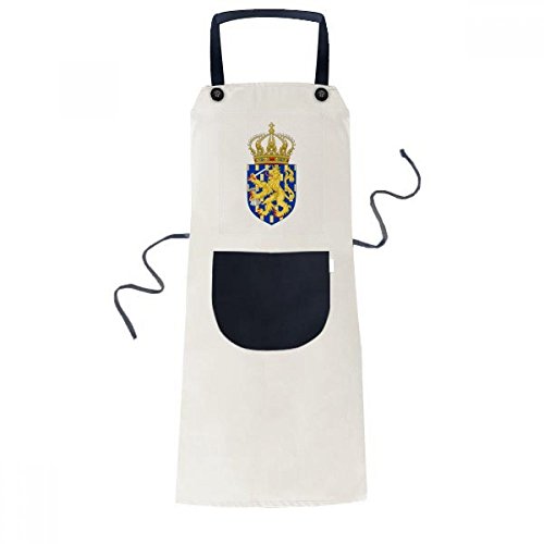 Tablier de cuisine blason Pays-Bas réglable avec poche pour chef