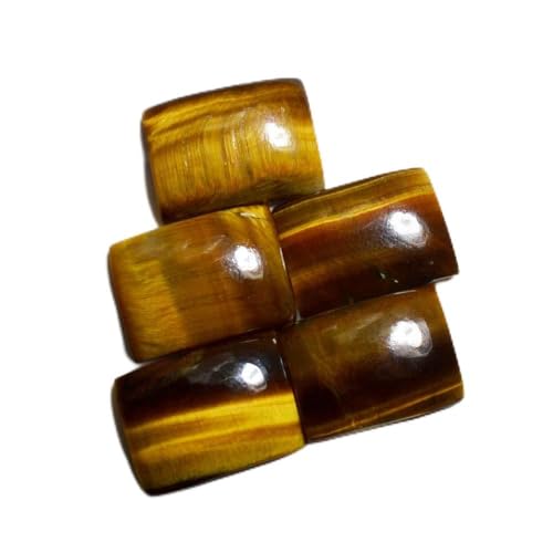 Cabochons rectangulaires œil de tigre véritable pour apaiser le stress quotidien