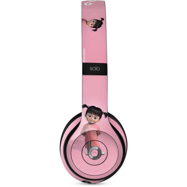 Skinit Decal Audio Skin Compatible with Beats Solo 2 Wired - Officially Licensed Disney Monsters Inc. Boo Portrait Design