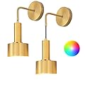 Tumgog Wall Sconce Battery Operated Set of 2,Wireless Fabric Shade Rechargeable Indoor Wall Light Fixtures with Remote Dimmable,for Bedroom, Lounge, Farmhouse