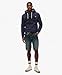 Superdry Men's Vintage Logo Relaxed Pullover Hoodie, Lauren Navy, XL