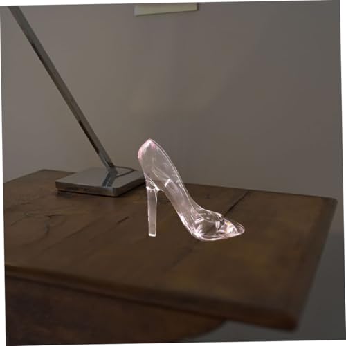 Chaussures talons hauts décor princesse clair Toddmomy 2 pièces pour table - 5