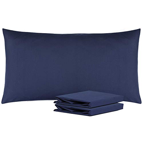 NTBAY King Pillowcases Set of 2, 100% Brushed Microfiber, Soft and Cozy, Wrinkle