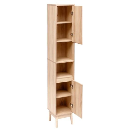 5 Five Simply Smart 5Five - Columna De BañO Abana Beige En Tablero De Fibra - 30X30X170Cm - Mueble De BañO, Mueble PráCtico - 3