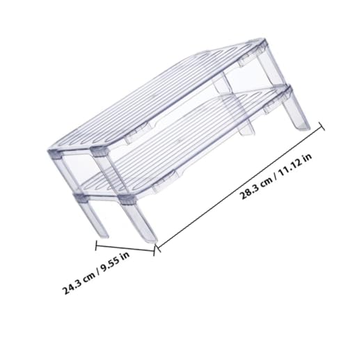 Étagère de rangement transparente SECFOU pour corriger le désordre - 3