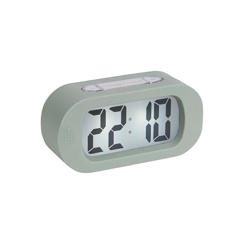 Karlsson - Orologio, sveglia Gummy - Silicone - Verde - H 7 x L 14 x P 5 cm