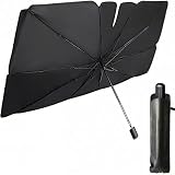 YEOUEOZ Windshield Sunshade Car Foldable, UV Ray Reflector Auto Front Window Sun Shade Visor Shield