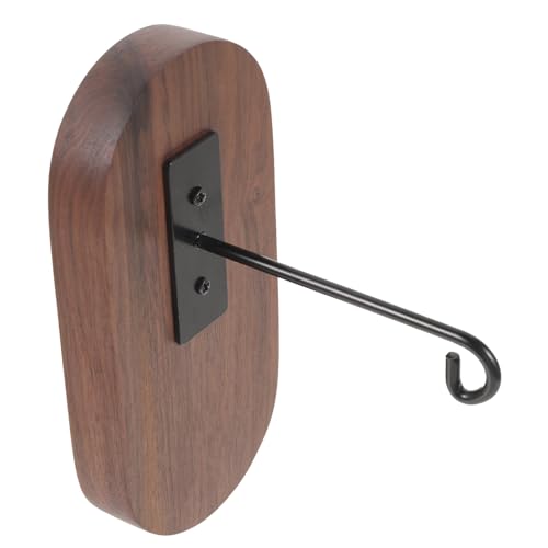 LIFKOME 風鈴スタンド 壁掛け木製風鈴ブラケット 属フック付き 壁取り付け省スペース設計 寝室リビング用 強化属と天然木製 耐久性高く安定