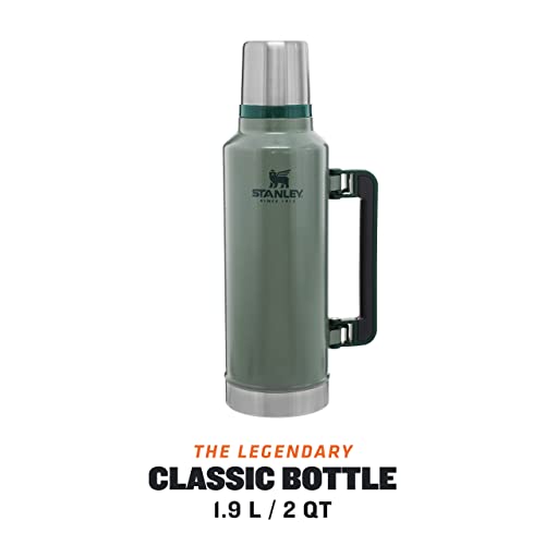 STANLEY 1913 Classic Legendary Thermosflasche 1.9L - Thermos Hält 45 Stunden Heiß Oder Kalt - Edelstahl Thermoskanne - BPA-Frei - Spülmaschinenfest - Hammertone Green – Bild 3