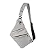 OSOCE Sling Chest Bag Cross Body Shoulder Backpack Anti Theft Travel Bags Daypack for Men Women(Grey)