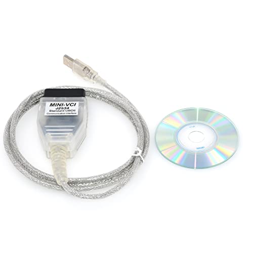 Mini Vci J2534 TIS Techstream Diagnostic Cable for Toyota