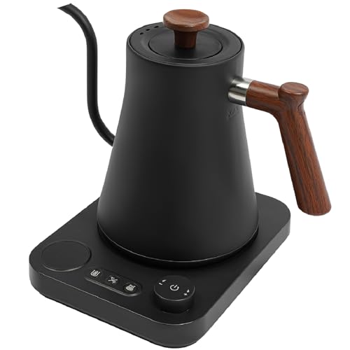 Tetera eléctrica con control digital de temperatura y capacidad 0.9 L