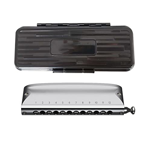 MEIeynt Harmonica Orgue à Bouche 12 Trous 48 Tons C Major Blues Harmonica avec Étui Et Chiffon De Nettoyage pour Enfants… - Les Beatles, Paul McCartney, John Lennon, RIngo Starr, George Harrison MEIeynt Harmonica Orgue à Bouche 12 Trous 48 Tons C Major Blues Harmonica avec Étui Et Chiffon De Nettoyage pour Enfants… – Image 3