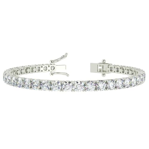 BFD 3.0-10.0ct D/VS Lab Grown Diamond Tennis Bracelets For Women ...
