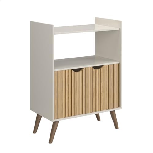 Buffet Grécia, Estilo Retrô, 2 Portas com Pés em Madeira Sala de ...