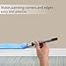 Wesquer Trim Paint Brush Edge Painting Tool for Painting Detail Areas and Small Paint Repairs Small Paint Brushes, Art Application,Sash, Baseboards,House Wall Corners 4pack with 0.45