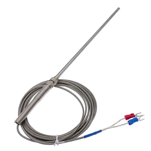 Capteur thermocouple K sonde 200 mm et câble d'instrumentation de 3.0m