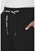 Med Couture Women's Cargo Scrub Jogger Pants, 6 Pockets, Ultra Soft, Stretch, Easy Care Soft Medical Uniform Bottoms - MC7705, L, Black