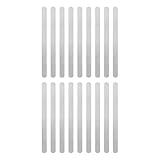 Didiseaon Pulseras de Acero Inoxidable 304 de 10 Mm, 18 Piezas para Grabado y Manualidades Diy, Suministros para Hacer Pulseras Personalizadas y Brazaletes Artesanales