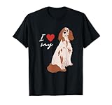 The I Love My Orange Belton English Setter Dog Lover mostra il testo: 