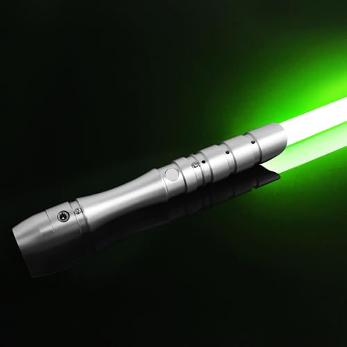 Dueling Lightsaber,Detachable Metal Hilt, Light Saber-38.2 Inch,4 Modes & Sounds,FOC, Swing,Blaster,Cosplay,Birthday Gift for Adults,Kids,Teens(Yoda-Green)