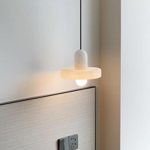 Lampe suspendue à disque créative en marbre pour éclairage de restaurant cosy - 4