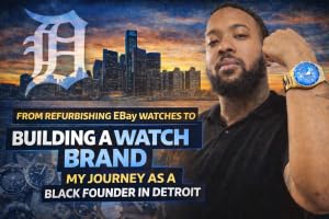 &ldquo;From Refurbishing Ebay Timepieces to Building a Watch Brand: My Journey as a Black Founder in Detroit&rdquo;