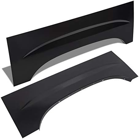 ECOTRIC Wheel Arch Repair Panels Replacement Compatible with 1999-2007 Chevy Silverado GMC Sierra 1500 2500 3500 Upper Rear Pair 2 Pcs