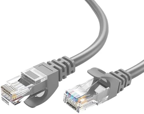 Monte Lua 15 metre, Ethernet Kablosu, Ağ Kablosu, LAN, Cat6, Modem İnternet Kablosu, Gri, - Görsel 1