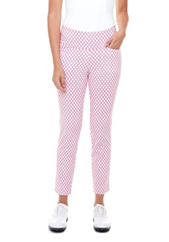 Swing Control Keys Golf Ankle Touser Pant - Pink