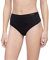 Calvin Klein One Size High Waisted Thong Black