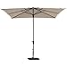 Madison Ombrellone da Balcone Giardino Ecru' Parasole Tenda Gazebo Riparo Sole