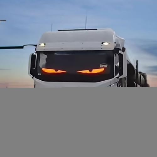 Ojos animados LED para coche que solucionan la decoración de tiendas 3