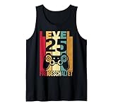 Divertida camiseta de cumpleaños con el texto: Level 25 Freigeschaltet.