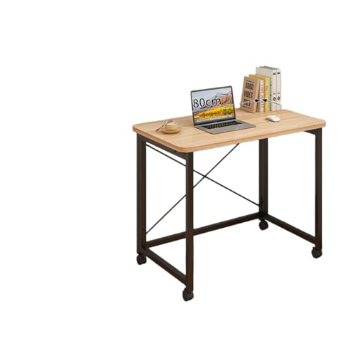 Ghbunuz �܂肽���݃f�X�N�A�ړ����p�\�R���f�X�N�A�ȃX�y�[�X�݌v�A�L���X�^�[�t���AE1�����ށAX���r�A�J�[�u�p�A���֗p�A���r���O�p�A�w�K���A��Ƒ�A�ȒP�g���A���[�֗��A���p�r�g�p (�i�`�������E�b�h�J���[�{�u���b�N�t���[�� [80cm x 40cm