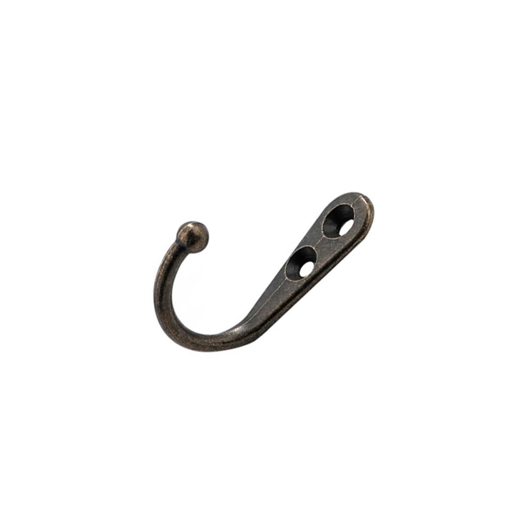 LIXSAZSE Clothes Pants Coats Robe Hook Bedroom Bathroom Hallway Kitchen Hanger Hats Wall Door Storage Hanging Holder Hardware, Bronze