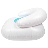 Healeved Sofá Inflable Pequeño de PVC Respaldo Tumbona Plegable Azul para Interior y Exterior Sillón Portátil Cómodo y Fácil de Limpiar para Camping y Descanso Doméstico