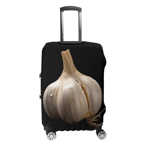 Raw Garlic Luggage Cover, Washable Elastic Suitcase Cover Protector Fit 18-32 Inch Luggage4