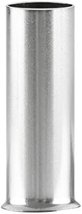 Baomain 1000-Pack AWG 8/10mm² Long: 15mm Copper Crimp Connectors – Non-Insulated Ferrule Pin Terminals (EN10-15)