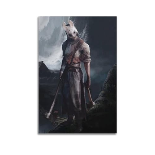 VZRSQZK Poster mit Videospiel 'Dead by Daylight - Dead by Daylight', dekoratives Gemälde, Leinwand, Wandposter und Kunstdruck, modernes Familienschlafzimmer-Dekor-Poster, 20 x 30 cm