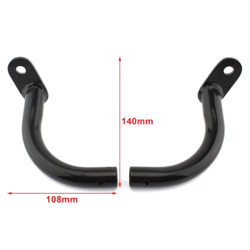 Soporte para alforjas Cnonee1 para Harley ULTRA CLASSIC TOUR GLIDE y CVO ROAD GLIDE CUSTOM FLTRXSE, aleación de aluminio negro miniatura 5
