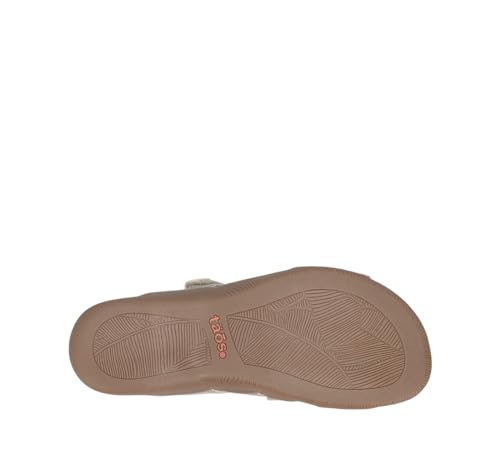 Image of Taos Double U Premium Leather Women's Sandal - Stylish Adjustable Strap Design with Arch Support, Cooling Gel Padding for All-Day Enjoyment and Walking Comfort