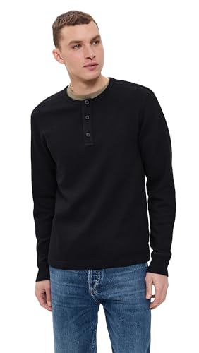 Men's Lightweight Waffle Standard Henley